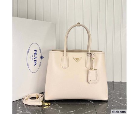 Prada Double Leather Medium Bag