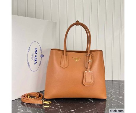 Prada Double Leather Medium Bag