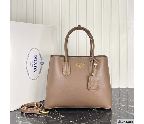 Prada Double Leather Medium Bag