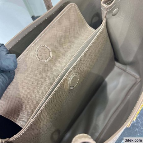 Prada Double Leather Medium Bag