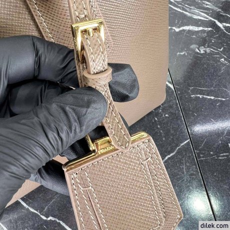 Prada Double Leather Medium Bag