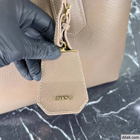Prada Double Leather Medium Bag