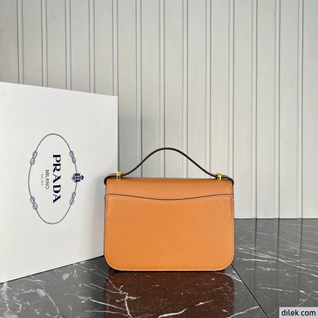 Prada Embleme Saffiano Shoulder Bag