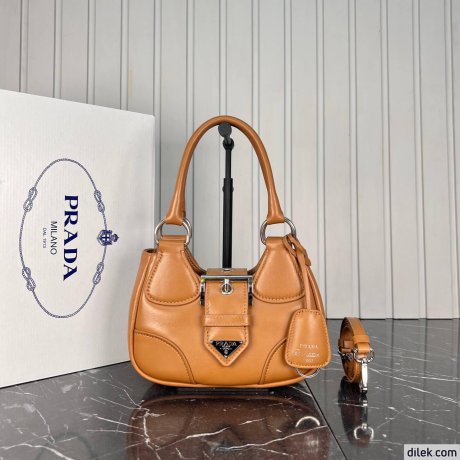 Prada Moon Re-Nylon and Leather Bag