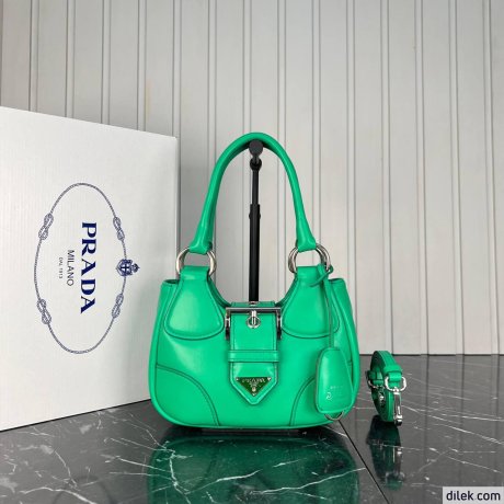 Prada Moon Re-Nylon and Leather Bag