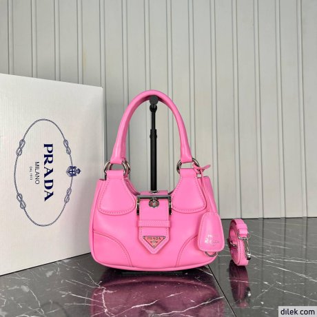 Prada Moon Re-Nylon and Leather Bag