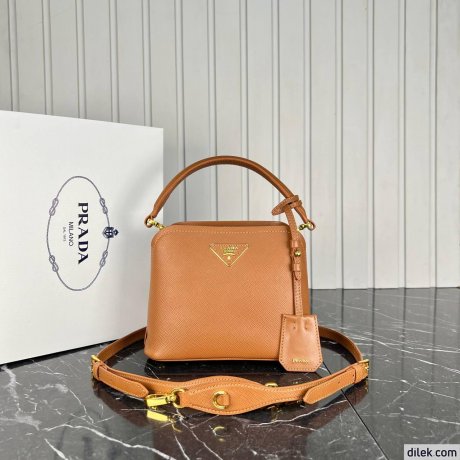 Prada Panier Medium Saffiano Leather Bag