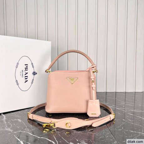 Prada Panier Medium Saffiano Leather Bag