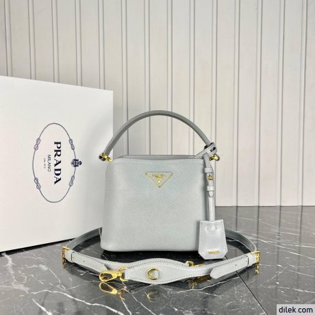 Prada Panier Medium Saffiano Leather Bag