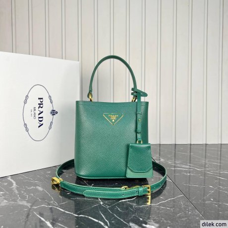 Prada Panier Small Saffiano Leather Bag
