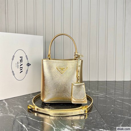 Prada Panier Small Saffiano Leather Bag