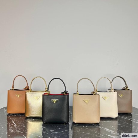 Prada Panier Small Saffiano Leather Bag