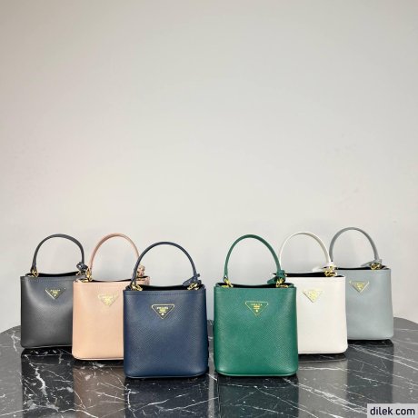 Prada Panier Small Saffiano Leather Bag