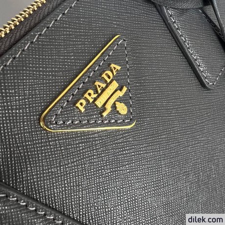Prada Medium Saffiano Leather Double Prada Bag