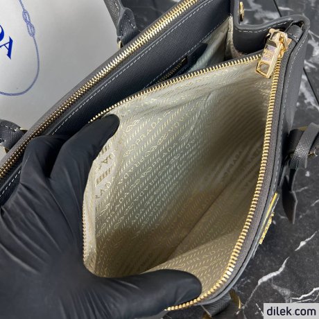 Prada Medium Saffiano Leather Double Prada Bag