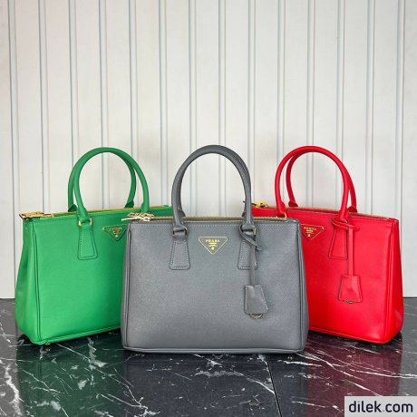 Prada Medium Saffiano Leather Double Prada Bag