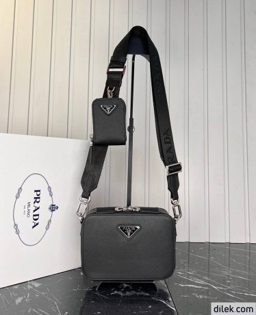 Prada Small Brique Leather Bag