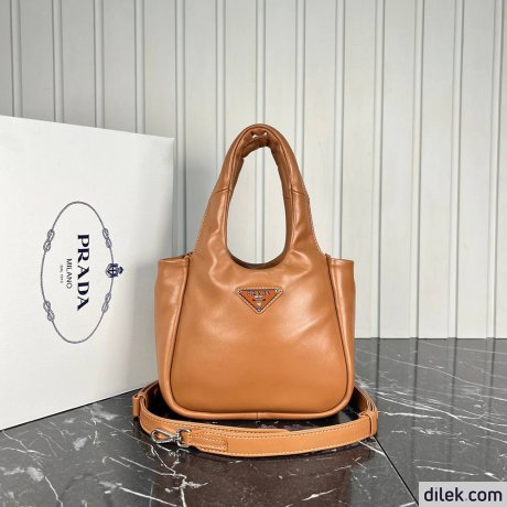 Prada Small Padded Soft Nappa-Leather Bag