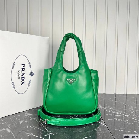 Prada Small Padded Soft Nappa-Leather Bag