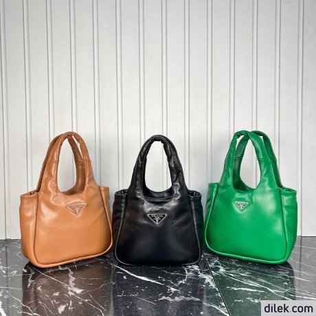 Prada Small Padded Soft Nappa-Leather Bag
