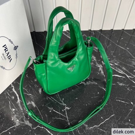 Prada Small Padded Soft Nappa-Leather Bag