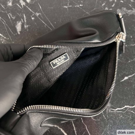 Prada Triangle Leather Mini Bag