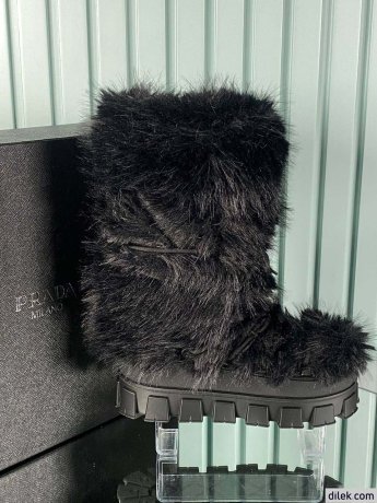 Prada Women Winter Wool Boot