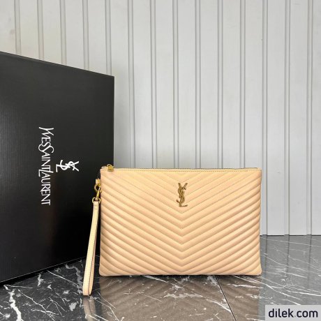 Saint Laurent Cassandre Pouch Leather