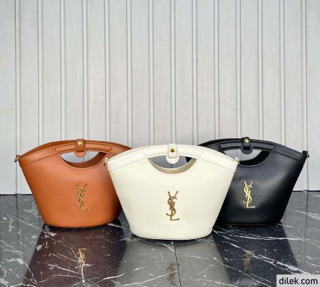 Saint Laurent Celia Mini Tote In Smooth Leather