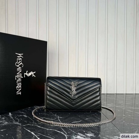Saint Laurent Classic Cassandre Chain Wallet