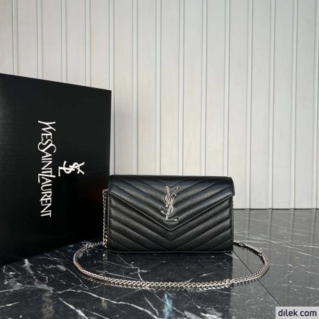 Saint Laurent Classic Cassandre Chain Wallet