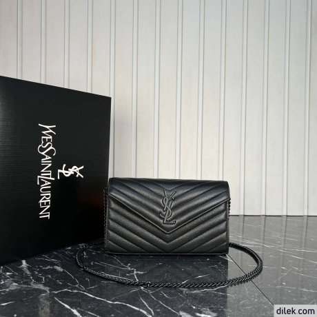 Saint Laurent Classic Cassandre Chain Wallet