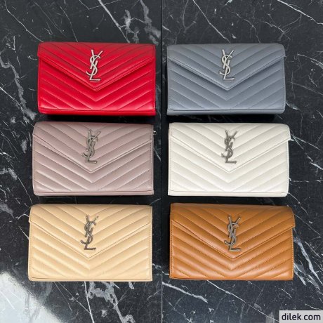Saint Laurent Classic Cassandre Chain Wallet