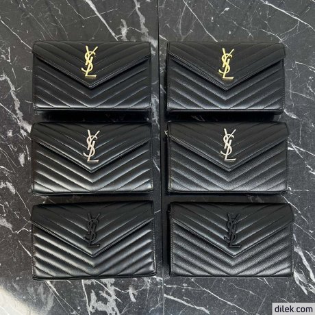 Saint Laurent Classic Cassandre Chain Wallet