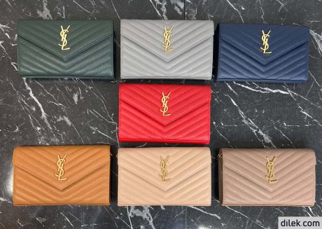 Saint Laurent Classic Cassandre Chain Wallet