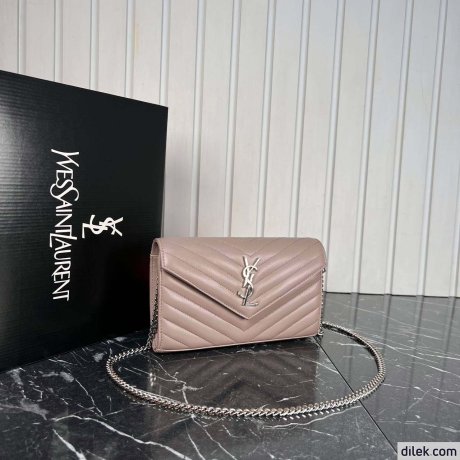 Saint Laurent Classic Cassandre Chain Wallet