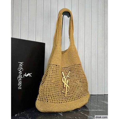 Saint Laurent Icare In Raffia