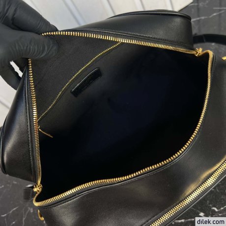 Saint Laurent Lyia Large Duffle In Quilted Lambskin