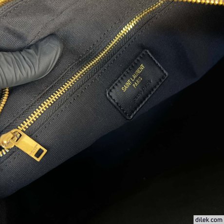 Saint Laurent Lyia Large Duffle In Quilted Lambskin