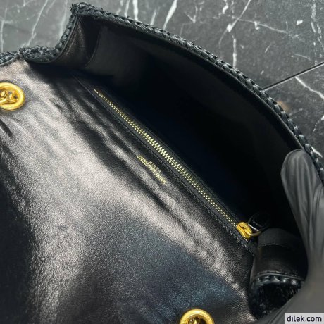 Saint Laurent Niki Medium Chain in Raffia
