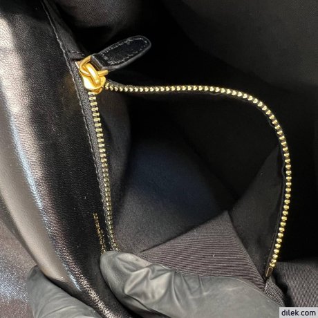 Saint Laurent Niki Medium Chain in Raffia