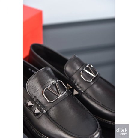 Valentino Stud Sign Loafer