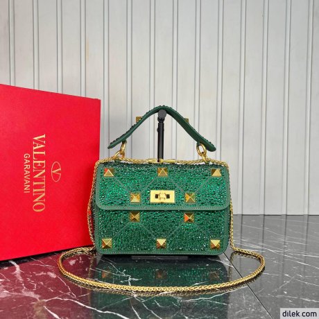 Valentino Garavani Medium Roman Stud Shoulder Bag