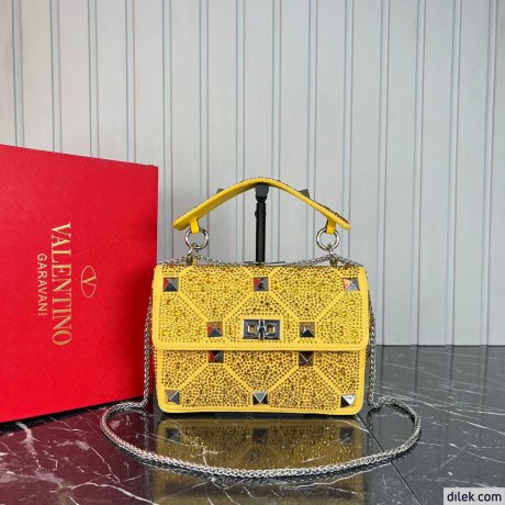 Valentino Garavani Medium Roman Stud Shoulder Bag