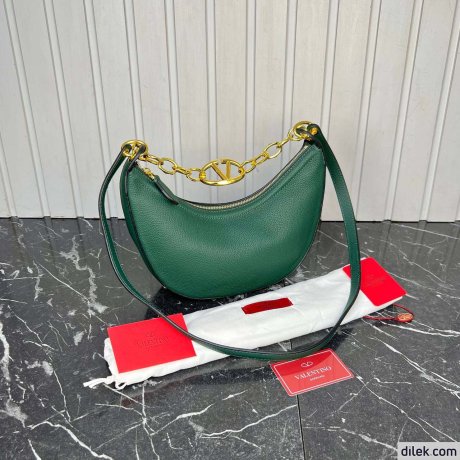 Valentino Garavani VLogo Moon Small Hobo Bag