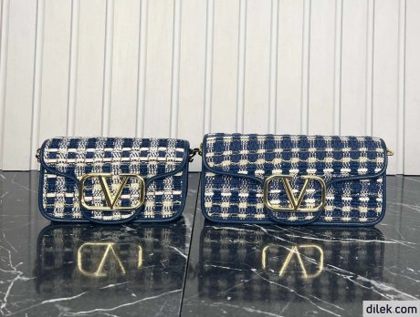 Valentino Loco Small Toile Iconographe Shoulder Bag