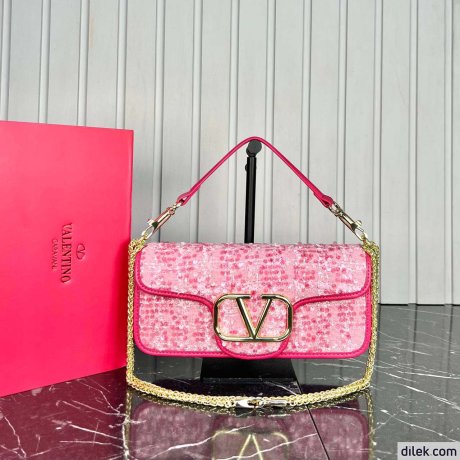 Valentino Loco Toile Iconographe Shoulder Bag