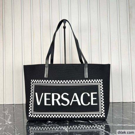 Versace Canvas Tote Bag