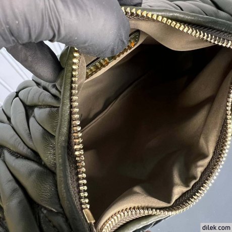Miu Miu Wander Matelasse Nappa Leather Hobo Bag