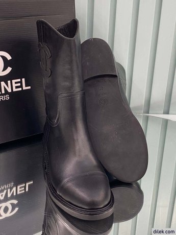 Chanel Women Leather Boots
